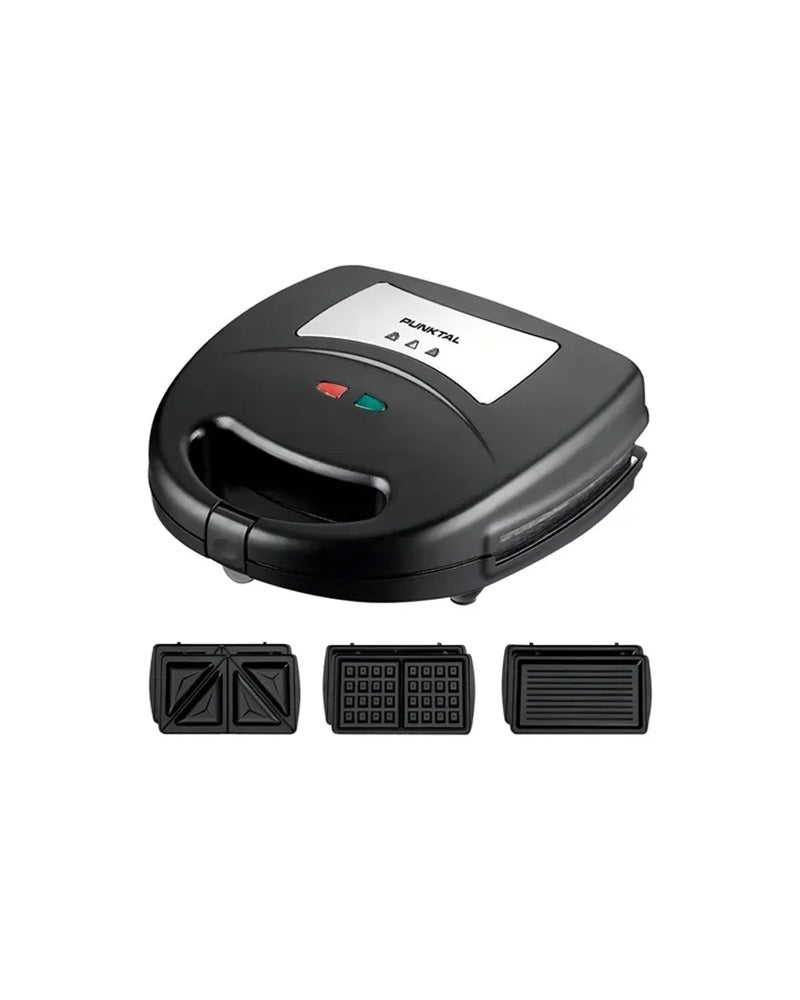 Sandwichera doble 3 en 1 Punktal