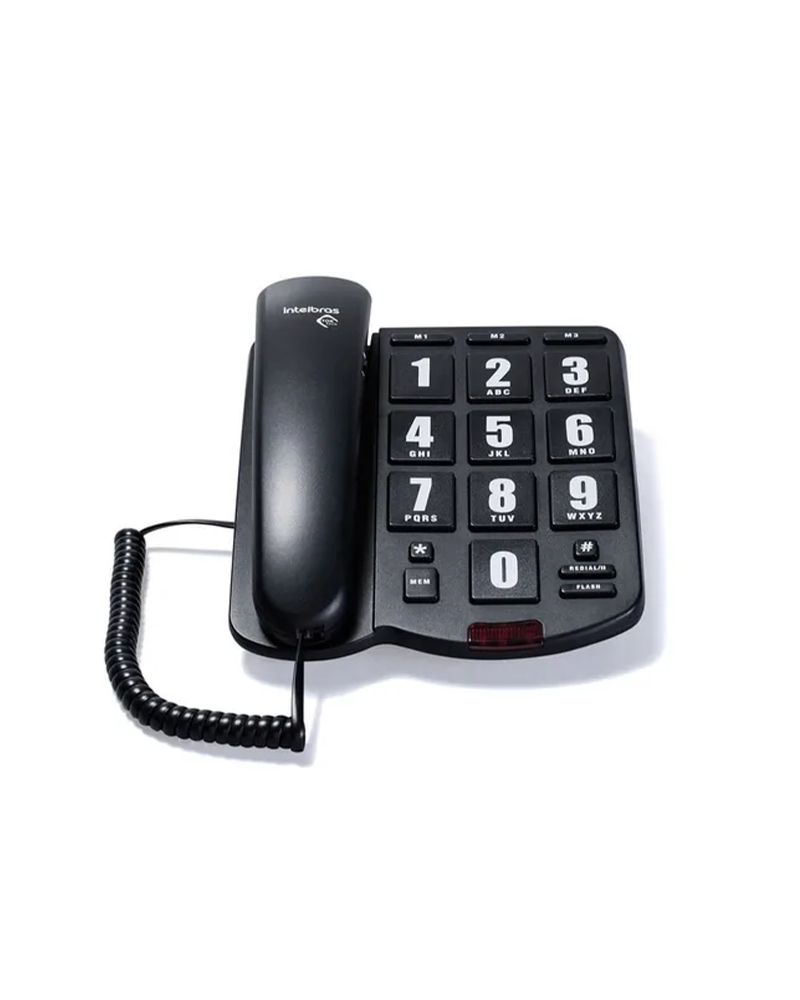 Teléfono de mesa Punktal - números grandes