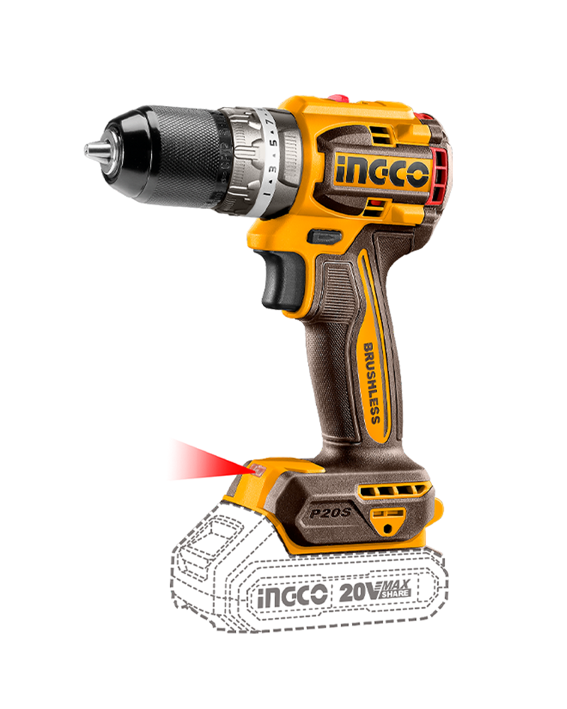 Atornillador 20V con percutor sin batería