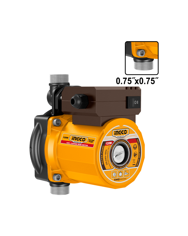 Bomba elevadora de presión 120W 25L/mil 220-240V 10M