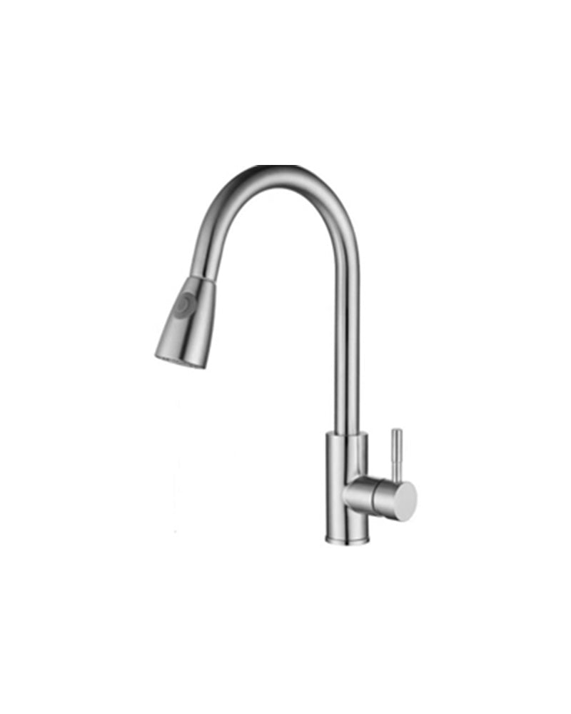 Monocomando de mesada pico flexible