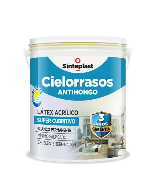 cielorraso Látex acrílico antihongos