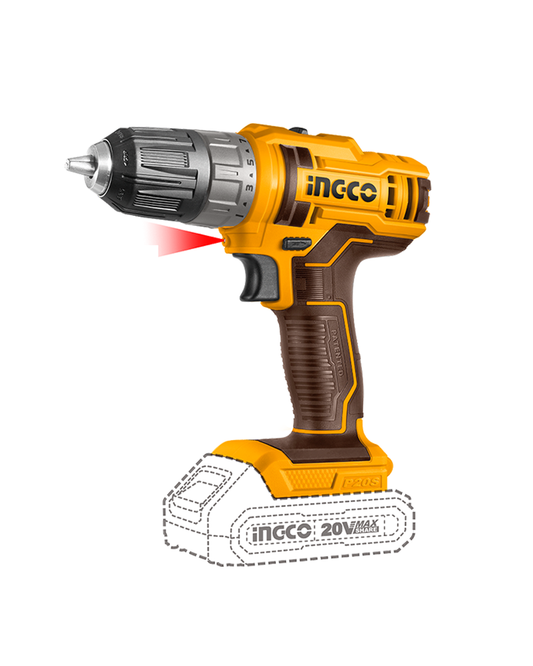 Atornillador a batería 20V + batería + cargador